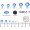 MEIBITE 6796PCS Light Blue Hotfix Rhinestones Crystal Stones Glass for Fabric Clothes Shirts Sparkly Flat Back Round with Tweezers and Picking Pen (SS6~SS30 Set)